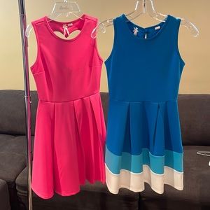 BUNDLE - (2) Scooter Brown girls dresses size 10/12